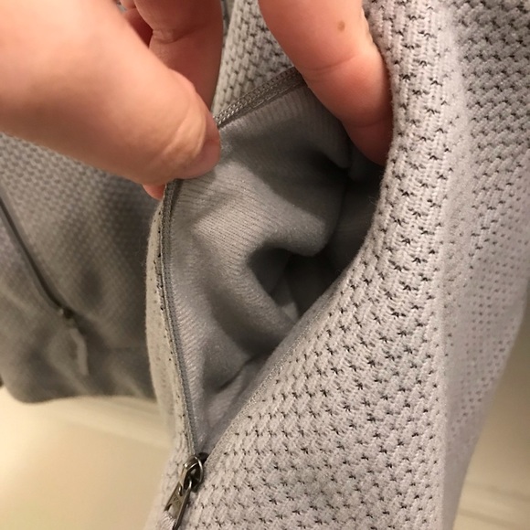 The North Face Sibley Fleece Hoodie Small Gray Jacket Sweatshirt Zip Up Knit - Picture 3 of 12